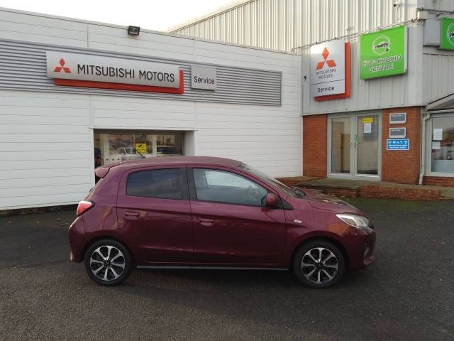 Mitsubishi Mirage 1.2 Design Pro 5dr CVT Hatchback Petrol MAUVE/PURPLE