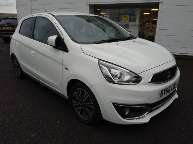 Mitsubishi Mirage 1.2 Juro 5dr CVT Hatchback Petrol WHITE