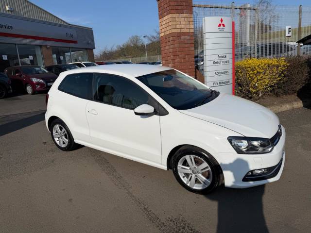 Volkswagen Polo 1.2 TSI Match Edition 3dr Hatchback Petrol WHITE
