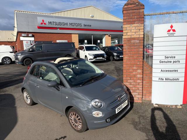 Fiat 500C 1.2 Lounge 2dr Convertible Petrol GREY