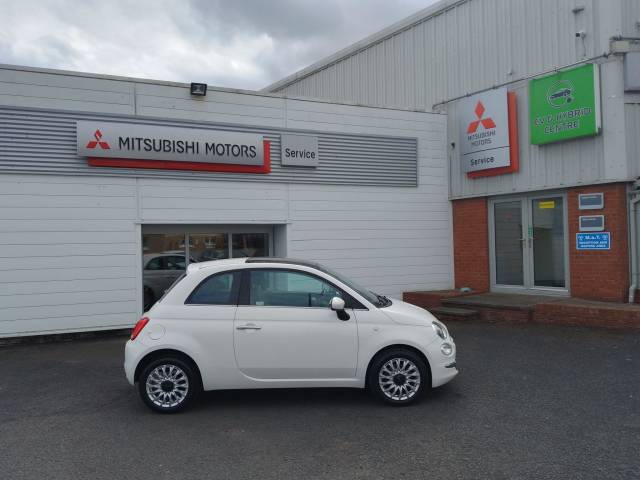 Fiat 500 1.2 Lounge 3dr Hatchback Petrol WHITE