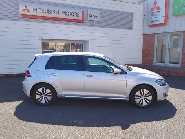 Volkswagen e-Golf 0.0 99kW e-Golf 35kWh 5dr Auto Hatchback Electric SILVER