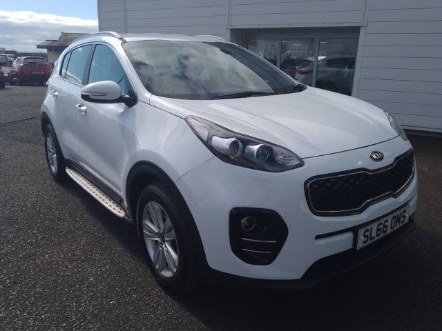 Kia Sportage 1.7 CRDi ISG 2 5dr Estate Diesel WHITE
